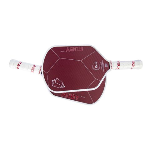  Vợt Pickleball Six Zero Ruby - White And Red 