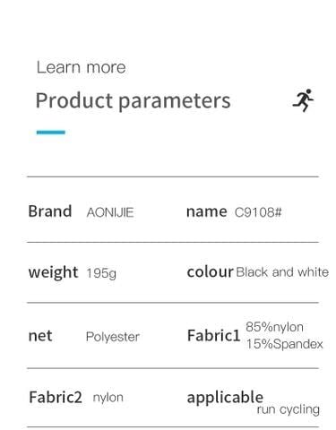  Vest Nước Chạy Bộ Aonijie C9108S - Đen Trắng 