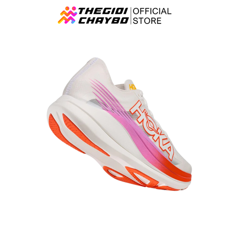  Giày Chạy Bộ Unisex Hoka Rocket X 2 - Frost / Lava 