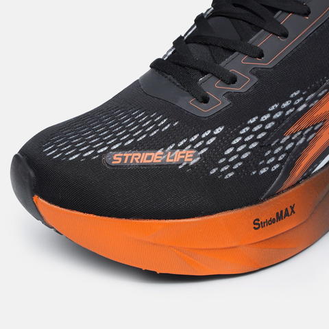  Giày Chạy Bộ Goya Strides 3 [2025] - Màu Đen Cam 
