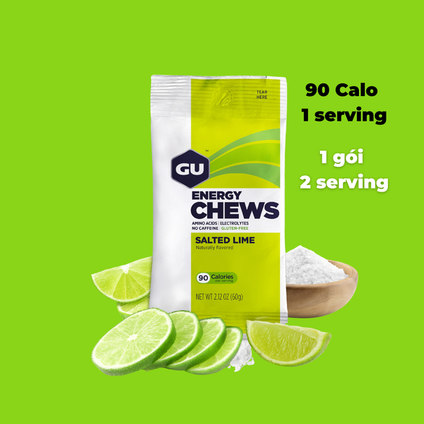  Kẹo Dẻo Năng Lượng GU Vị Chanh Muối - 90 Calories 
