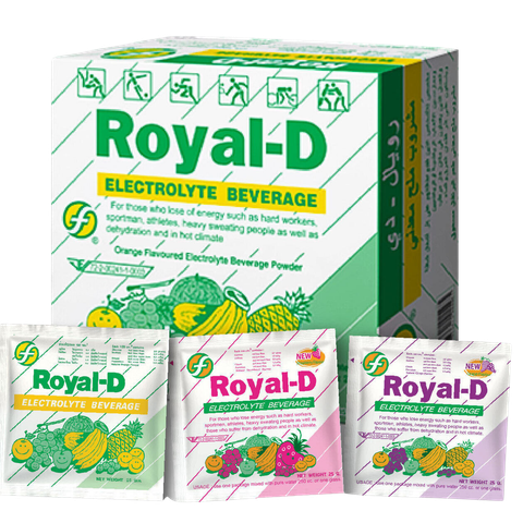 Bột Điện Giải Hòa Tan Royal-D Electrolyte Beverage - Vị Dâu 