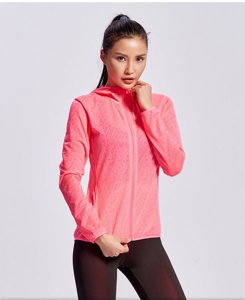  Áo Khoác Chạy Bộ Nữ RunTiger 4080A - Màu Hồng 