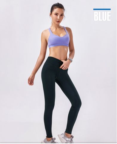  Quần Dài Chạy Bộ Nữ RunTiger 4449 - Màu Xanh Đen 