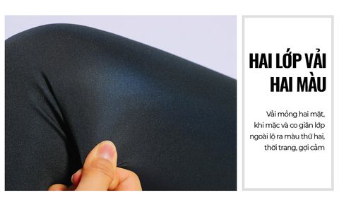  Quần Dài Chạy Bộ Nữ RunTiger 4449 - Màu Xanh Đen 