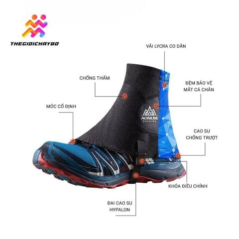  Gaiter/Xà Cạp Bảo Vệ Chân Aonijie E941 Chống Côn Trùng - Xanh Lá Nhạt 