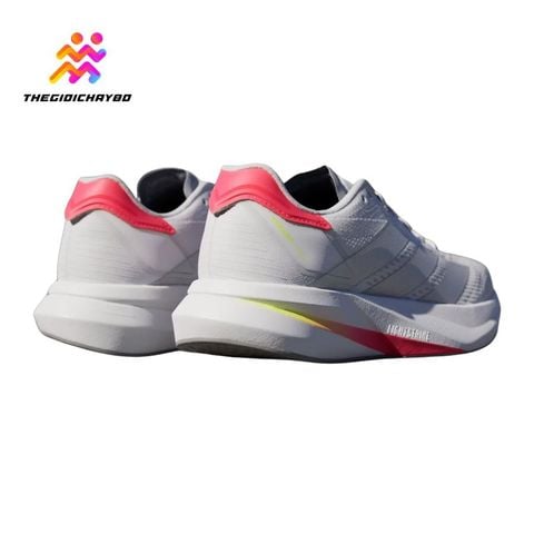  Giày Chạy Bộ Nữ Adidas Duramo Speed 2 - White / Silver Metallic / Lucid Red 