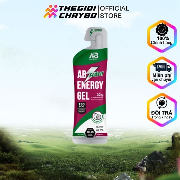  Gel Năng Lượng AB Flash Gói 40ml - Vị Chanh Dây 
