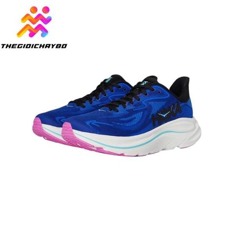  Giày Chạy Bộ Nữ Hoka Clifton 10 Wide - Night Sky / Ultramarine 