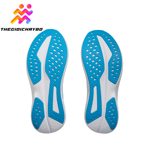  [MUA 1 ĐÔI GIẢM 35%, MUA 2 ĐÔI GIẢM 50%] Giày Chạy Bộ Nữ Hoka Mach 6 Wide Road - Tundra Blue / Raindrop 