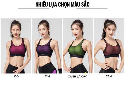  Áo Bra Nữ RunTiger 5328 - Màu Hồng 