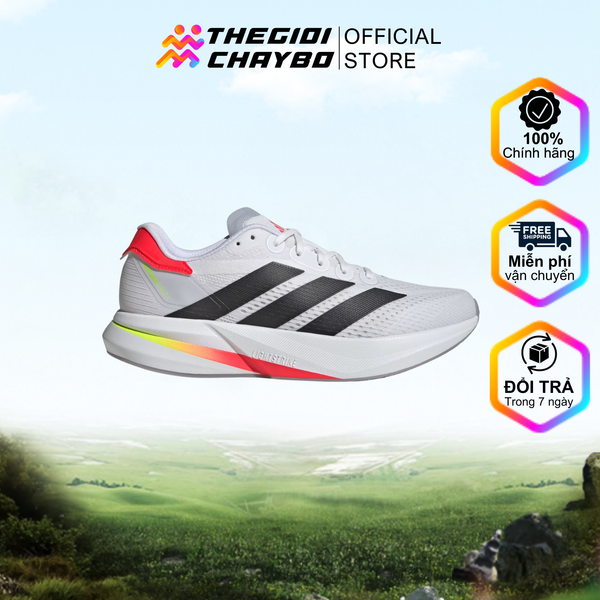  Giày Chạy Bộ Nam Adidas Duramo Speed 2 - White / Black / Lucid Red 