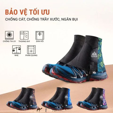  Gaiter/Xà Cạp Bảo Vệ Chân Aonijie E941 Chống Côn Trùng, Chống Cát - Xanh Dương 