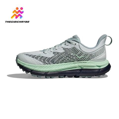  Giày Chạy Bộ Nữ Hoka Mafate Speed 4 - Droplet / Mint Fluorite 