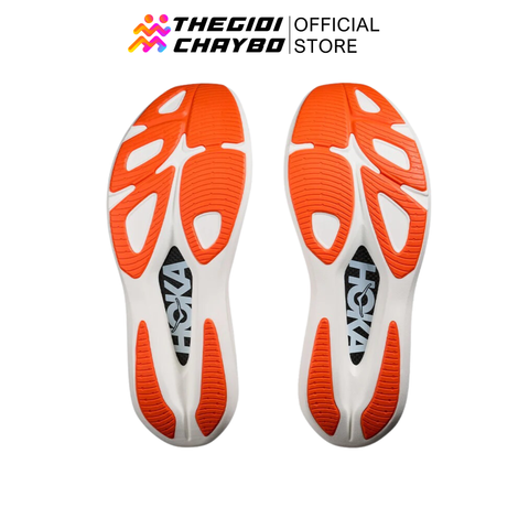  Giày Chạy Bộ Unisex Hoka Rocket X 2 - Frost / Lava 