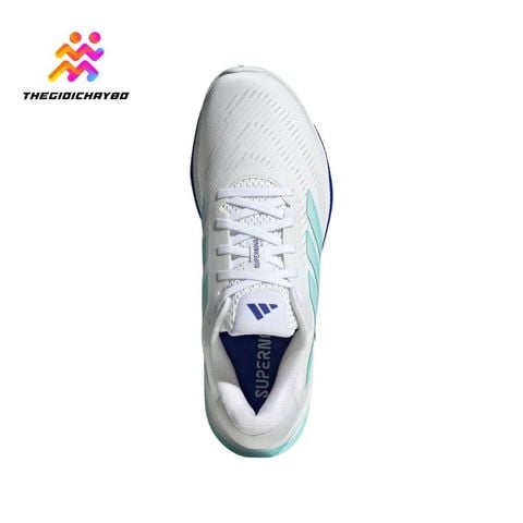  Giày Chạy Bộ Nam Adidas Supernova Ease - White / Flash Aqua / Lucid Blue 
