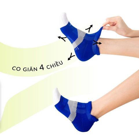  Tất/Vớ Cổ Ngắn Upper You Light Cushion SPM2002 - Xanh Lá 