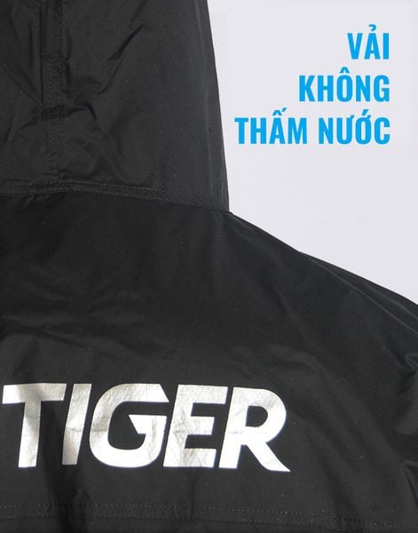  Áo Khoác Chạy Bộ Nam RunTiger 767 - Màu Đen 