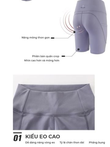  Quần Legging Thể Thao Nâng Mông Nữ RUNTIGER 5894 
