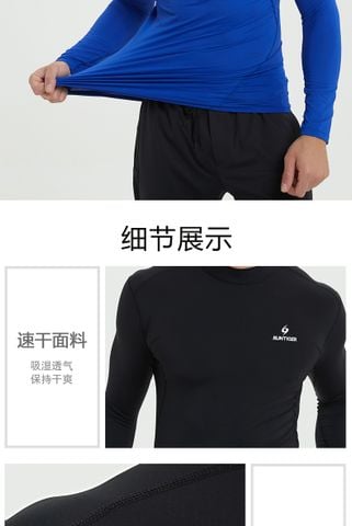  Áo Dài Tay Nam RunTiger WM-4486 - Màu Xanh Dương 