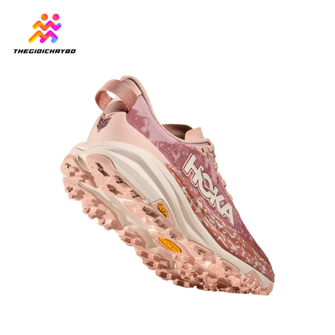  Giày Chạy Bộ Nữ Hoka Speedgoat 6 Trail - Rose Latte / Blush 