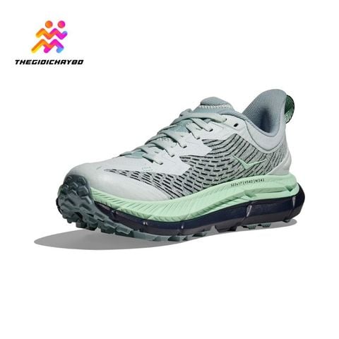  Giày Chạy Bộ Nữ Hoka Mafate Speed 4 - Droplet / Mint Fluorite 