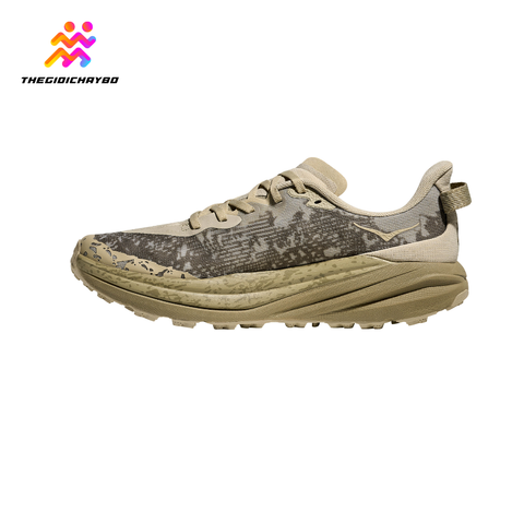  Giày Chạy Bộ Nam Hoka Speedgoat 6 Trail - Oyster Mushroom / Wild Mushroom 