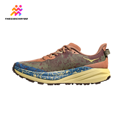  Giày Chạy Bộ Nam Hoka Speedgoat 6 Trail - Maple / Cardamom 
