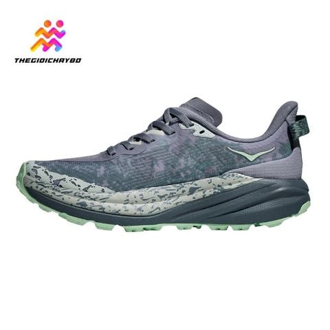  Giày Chạy Bộ Nữ Hoka Speedgoat 6 Wide - Moonlight / Thunder Cloud 