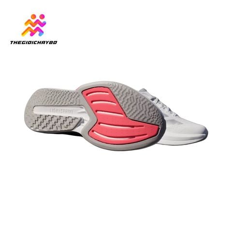  Giày Chạy Bộ Nữ Adidas Duramo Speed 2 - White / Silver Metallic / Lucid Red 