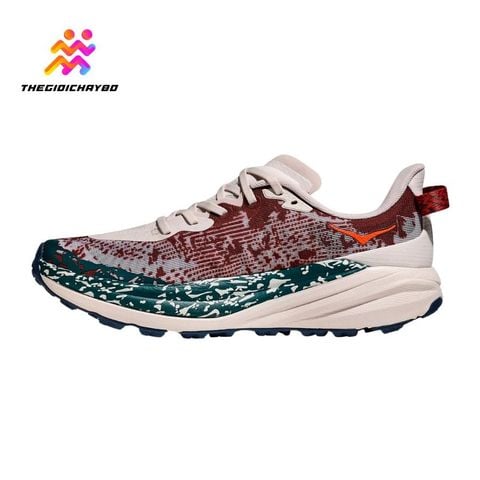  Giày Chạy Bộ Nam Hoka Speedgoat 6 Wide - Putty / Blue Twilight 