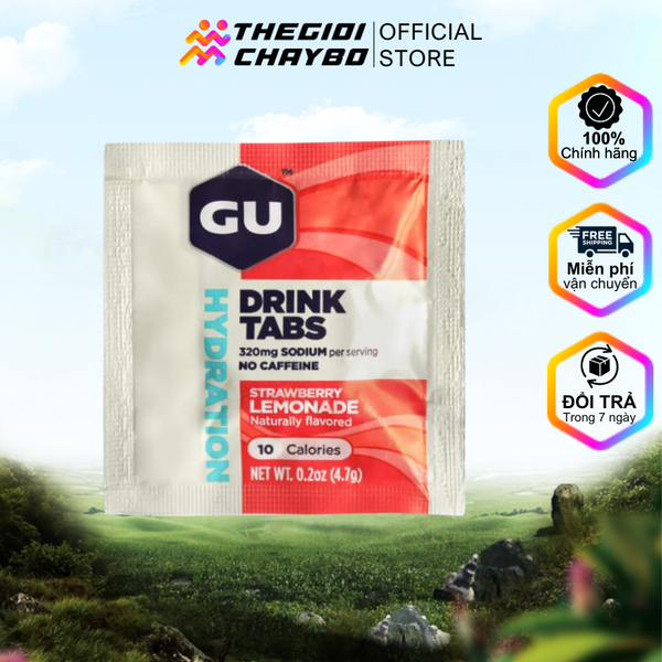  Viên Sủi Điện Giải GU  - Vị Dâu Chanh 