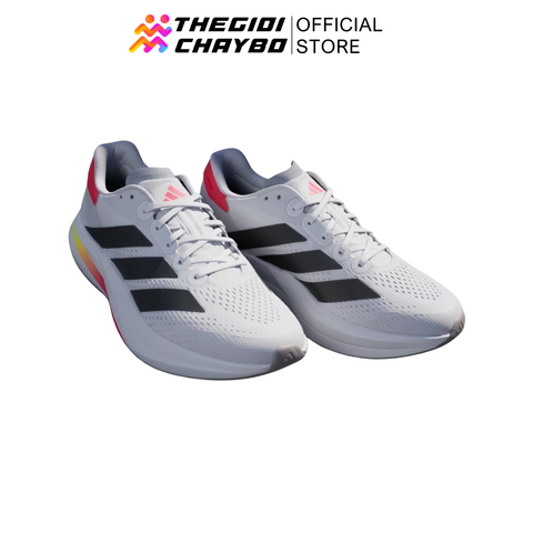  Giày Chạy Bộ Nam Adidas Duramo Speed 2 - White / Black / Lucid Red 
