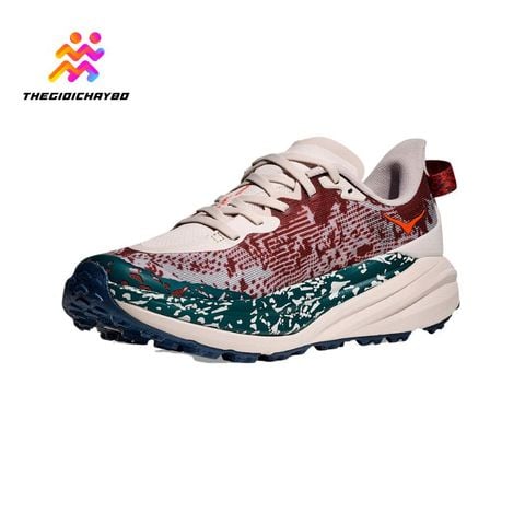  Giày Chạy Bộ Nam Hoka Speedgoat 6 Wide - Putty / Blue Twilight 