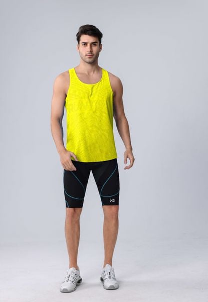  Áo Singlet Chạy Bộ Nam RunTiger MM-4950 - Yellow 
