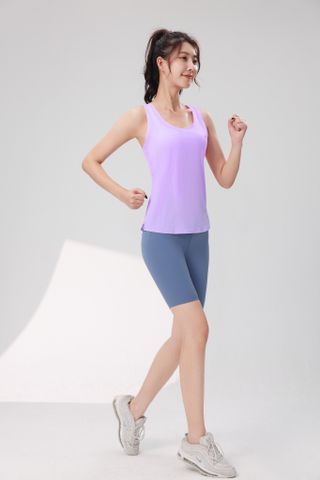  Áo chạy bộ Singlet nữ Runtiger WM-7122 - Purple 