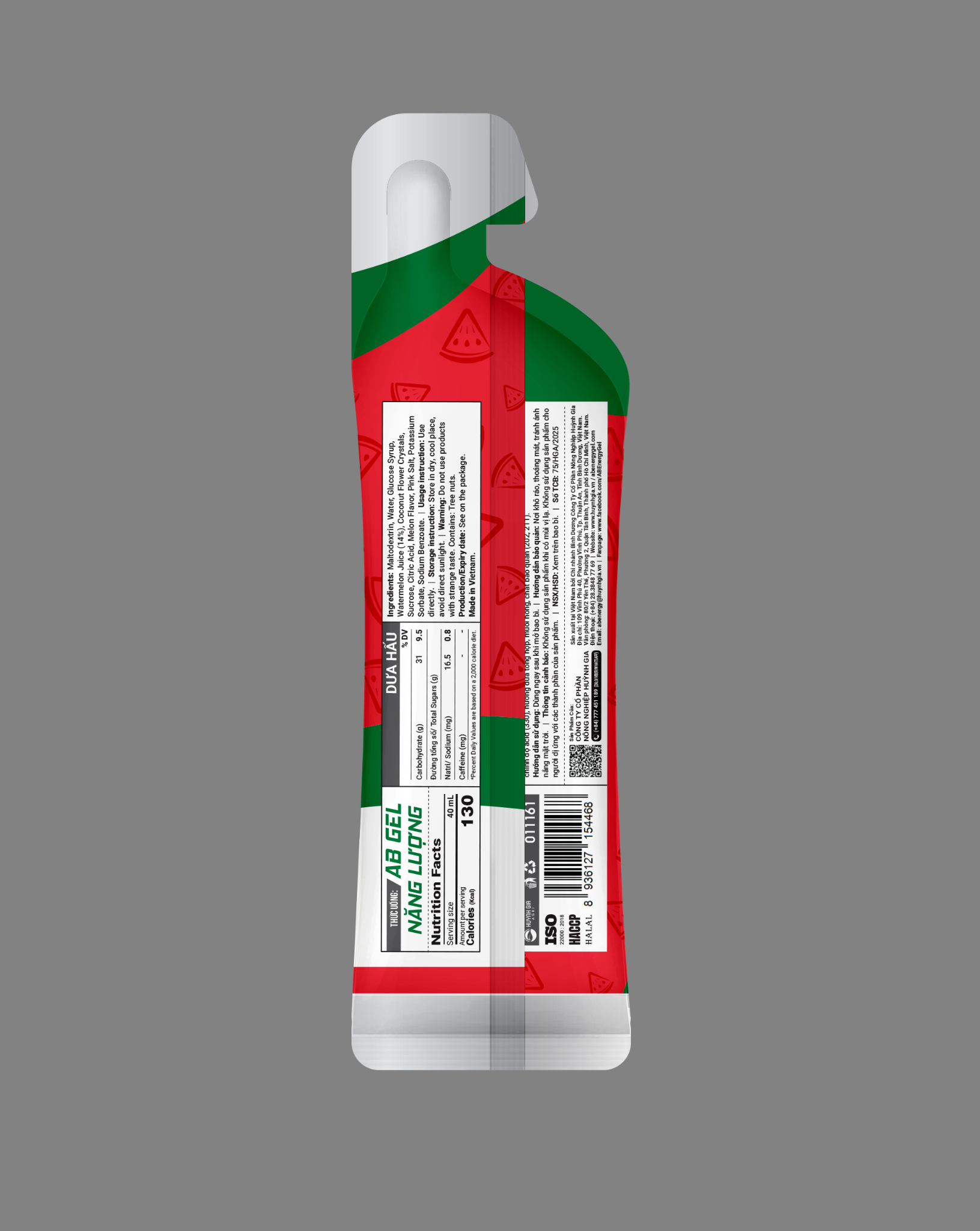  Gel Năng Lượng AB Flash Gói 40ml - Vị Dưa Hấu 
