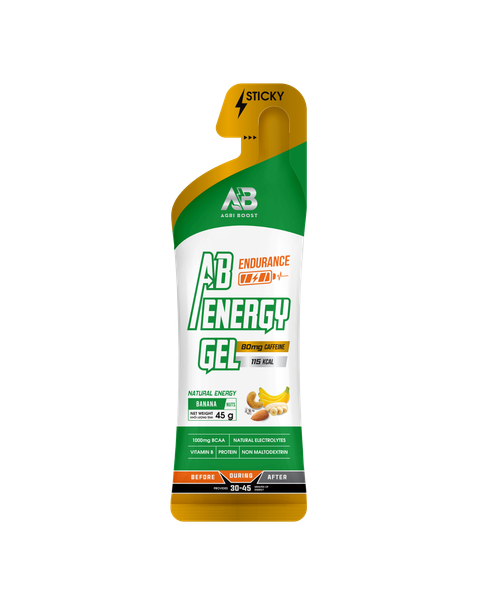  Gel Năng Lượng AB Endurance Gói 45g - Vị Chuối + Cafein 
