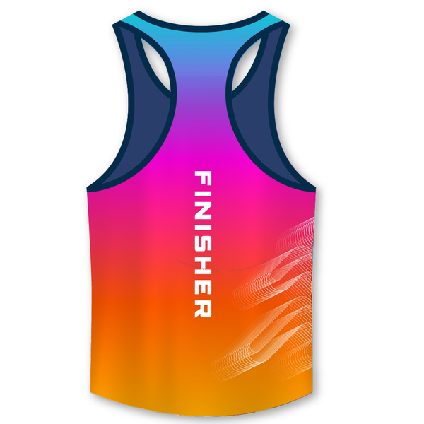 Áo Singlet Chạy Bộ Nam 100% Polyester, Siêu Thấm Và Nhanh Khô - Finisher TGCB 
