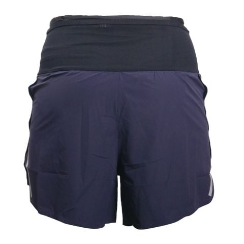  Quần Short Chạy Bộ Aspire APQ601 Đa Năng, Có Đai Belt - Navy 