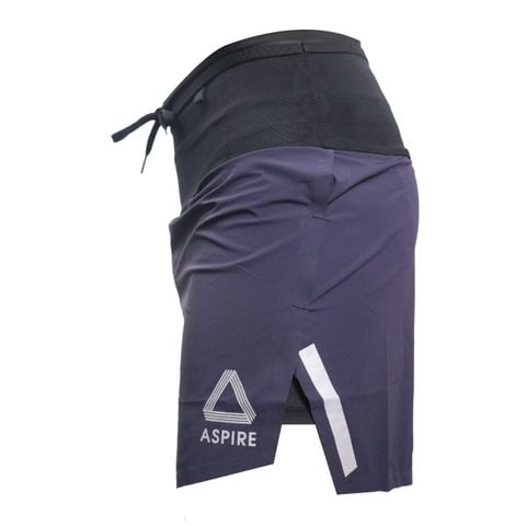 Quần Short Chạy Bộ Aspire APQ601 Đa Năng, Có Đai Belt - Navy 