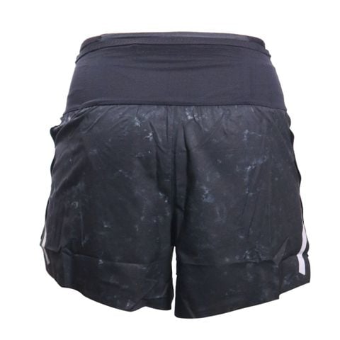  Quần Short Chạy Bộ Aspire APQ602 Đa Năng, Có Đai Belt - Đen Loang 