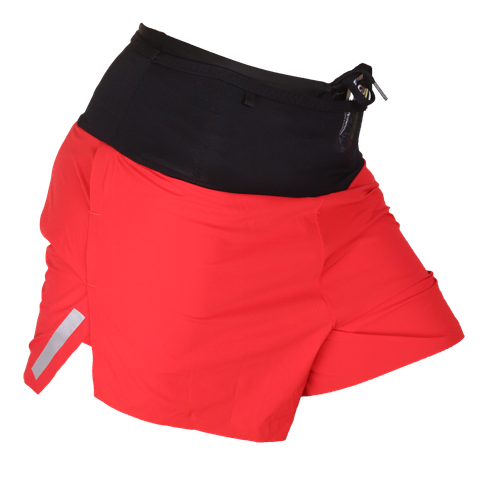  Quần Short Chạy Bộ Aspire APQ603 Đa Năng, Có Đai Belt - Đỏ 