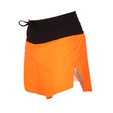  Quần Short Chạy Bộ Aspire APQ604 Đa Năng, Có Đai Belt - Cam 