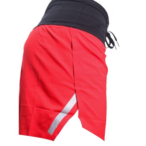  Quần Short Chạy Bộ Aspire APQ621 Đa Năng, Có Đai Belt  - Đỏ Đậm 