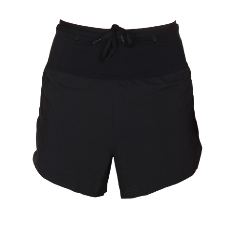  Quần Short Chạy Bộ Aspire APQ624 Đa Năng, Có Đai Belt  - Đen 