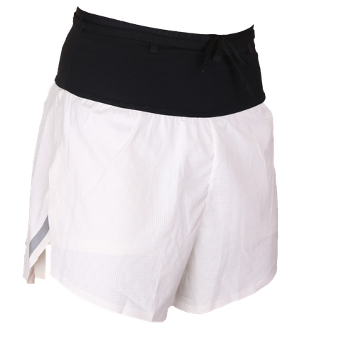  Quần Short Chạy Bộ Aspire APQ632 Đa Năng, Có Đai Belt  - Trắng 