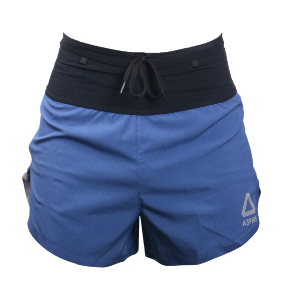  Quần Short Chạy Bộ Aspire APQ638 Đa Năng, Có Đai Belt  - Xanh Lam 