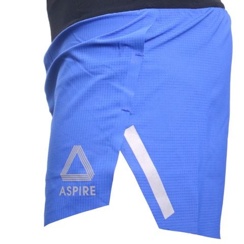  Quần Short Chạy Bộ Aspire APQ640 Đa Năng, Có Đai Belt  - Xanh Dương 