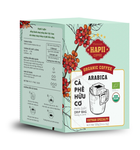  Cà Phê Hapii Blend Hữu Cơ - Hộp 250g 